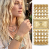 Elegant Vintage Gold Bangle Watch for Women ?C Rectangular Face