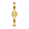 Tiger Eye Oval Watch for Women ?C Vintage Gold Bracelet Design