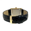 HIS AND HERS BLACK STRAP SQUARE FACE WATCH SET