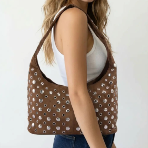 pwea_28_37c56e0a-c687-418d-8689-5993ae788e19.png Multi Rivet Studded Shoulder Bag