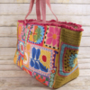 pwea_35.png Folk Art Patchwork Fringe Crochet Canvas Tote Bag
